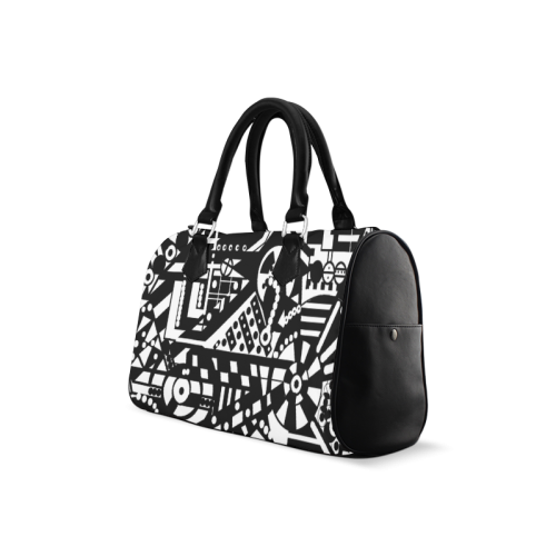 BLACKWHITESHARP Boston Handbag (Model 1621)