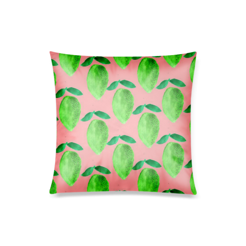 Lovely mango regularly arranged Custom Zippered Pillow Case 20"x20"(Twin Sides)