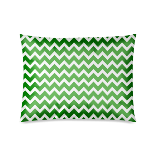 Chevron classic pattern Custom Zippered Pillow Case 20"x26"(Twin Sides)