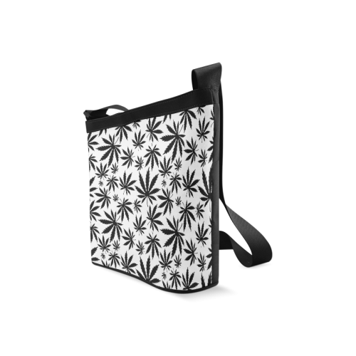 Cannabis Vector Art Design Custom Crossbody Bags (Model 1613)