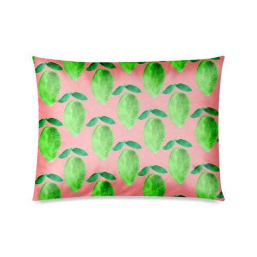 Lovely mango regularly arranged Custom Zippered Pillow Case 20"x26"(Twin Sides)