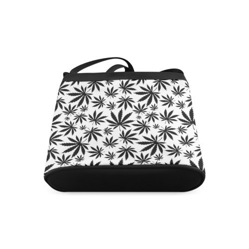 Cannabis Vector Art Design Custom Crossbody Bags (Model 1613)