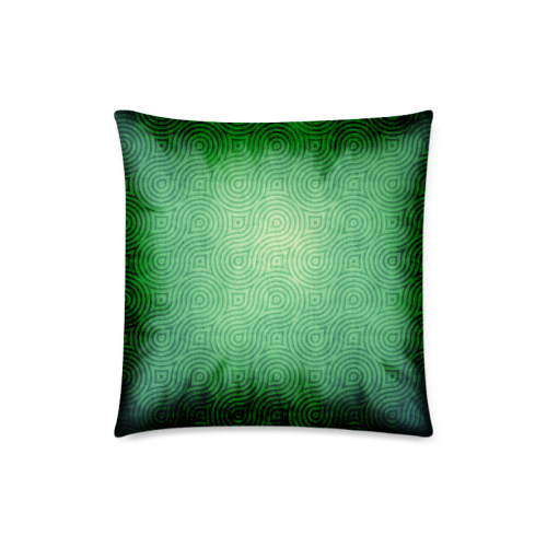 Retro aesthetic texture waves Custom Zippered Pillow Case 18"x18"(Twin Sides)
