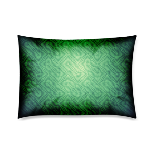 Retro aesthetic texture waves Custom Zippered Pillow Case 20"x30"(Twin Sides)