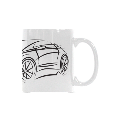 Concept car White Mug(11OZ)