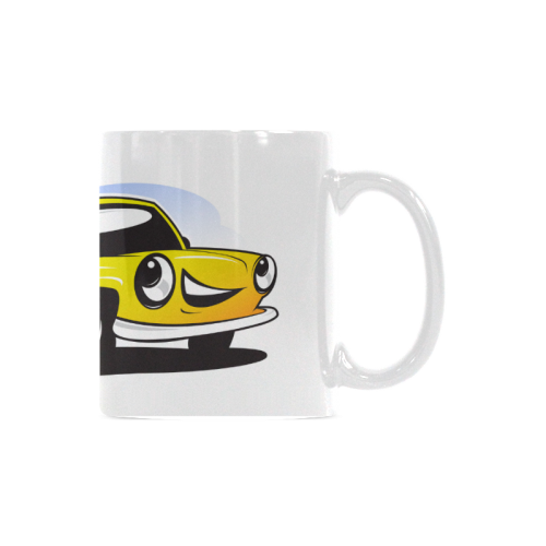 Cartoon car White Mug(11OZ)