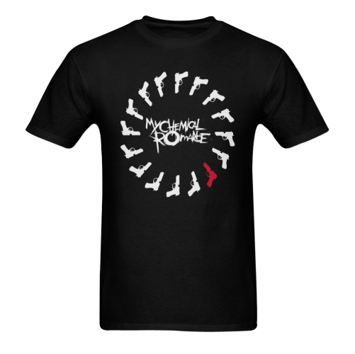 My Chemical Romance Logo Music Band Sunny Men's T- shirt (Model T06)