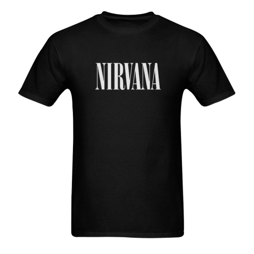 Nirvana Quotes Design Artsadd Unique Custom Sunny Men's T- shirt (Model T06)