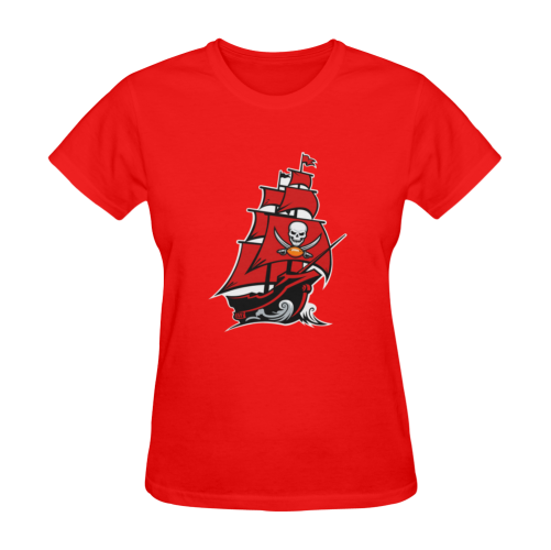 Hipster Tampa Bay Buccaneers Logo Sunny Women's T-shirt (Model T05)