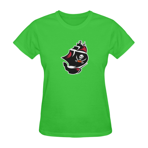 Tampa Bay Buccaneers Logo Artsadd Custom Fashion Sunny Women's T-shirt (Model T05)