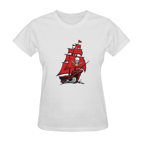 Hipster Tampa Bay Buccaneers Logo Sunny Women's T-shirt (Model T05)