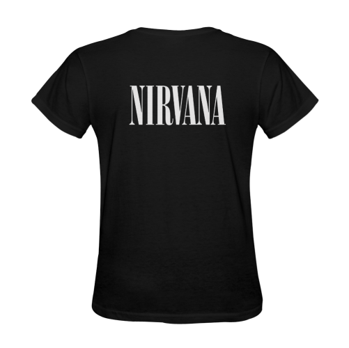 Nirvana Quotes Design Artsadd Unique Custom Sunny Women's T-shirt (Model T05)