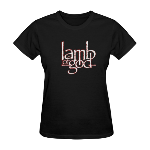 Lamb Of God Quotes Design Sunny Women's T-shirt (Model T05)