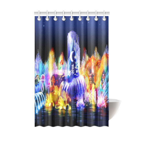 Concept Art World of Color Amazing Personlaized Cu Shower Curtain 48"x72"