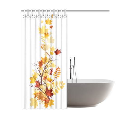 Deciduous Puzzle Beautiful Design Customzied Shower Curtain 60"x72"