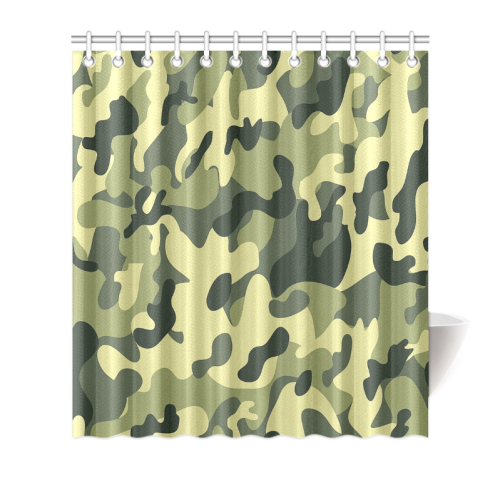 Camouflage Shower Curtain 66"x72"