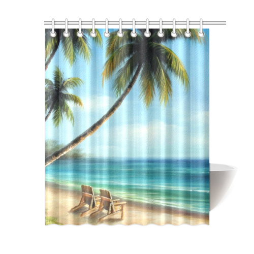 Beach Shower Curtain 60"x72"