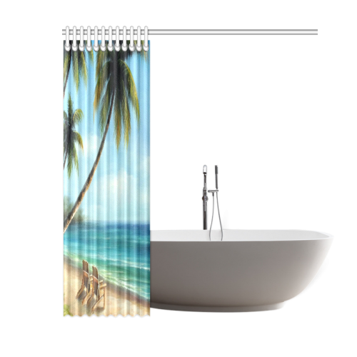 Beach Shower Curtain 60"x72"