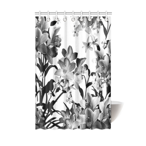 Custom Beautidful Ink Paintings Sayaka Design Shower Curtain 48"x72"