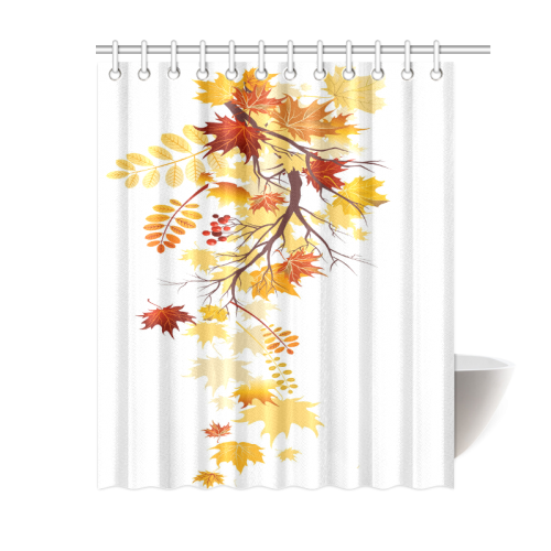 Deciduous Puzzle Beautiful Design Custom Shower Curtain 60"x72"