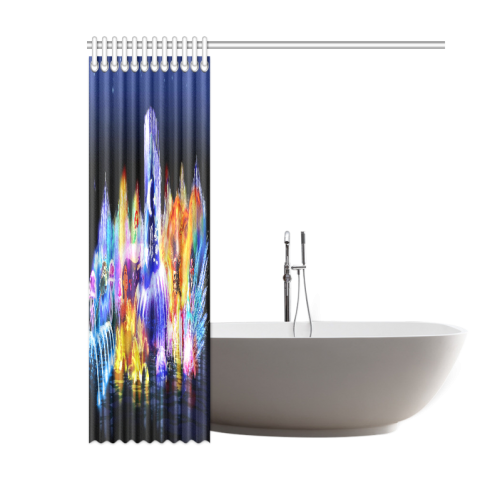 Concept Art World of Color Amazing Personlaized Cu Shower Curtain 60"x72"
