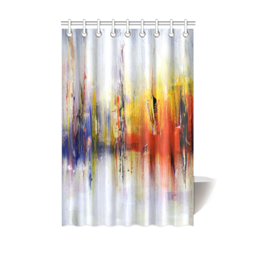 Abstract Colorful Paintings or Graffiti Design Shower Curtain 48"x72"