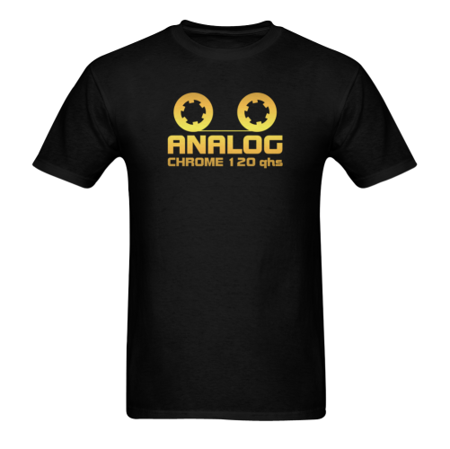 Analog  Chrome Gold Sunny Men's T- shirt (Model T06)