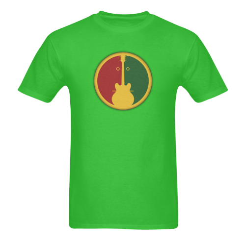 1Guitar 2Players Reggae Sunny Men's T- shirt (Model T06)