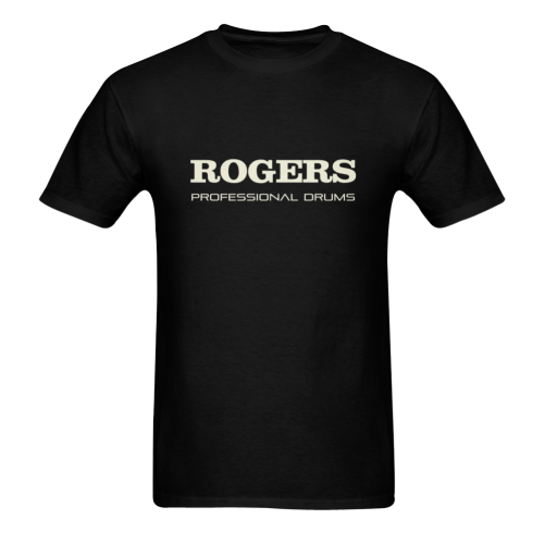 Rogers Professional Drums White Sunny Men's T- shirt (Model T06)