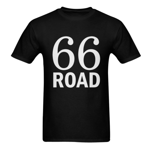 66 Road White Sunny Men's T- shirt (Model T06)