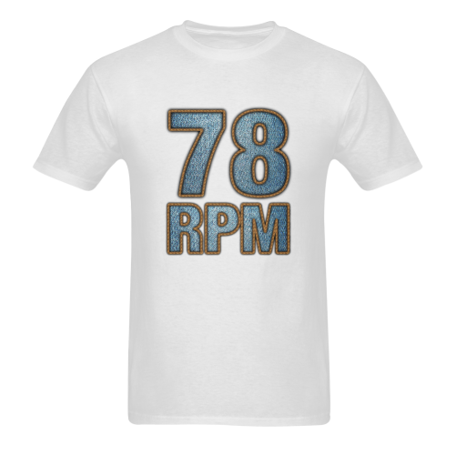 78 RPM  Jeans & Rope Sunny Men's T- shirt (Model T06)