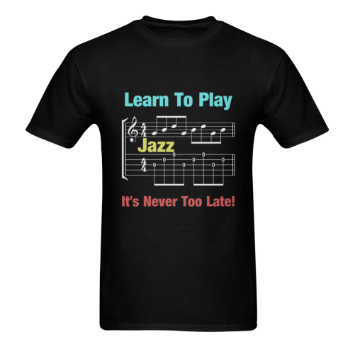 Learn to play jazz Sunny Men's T- shirt (Model T06)