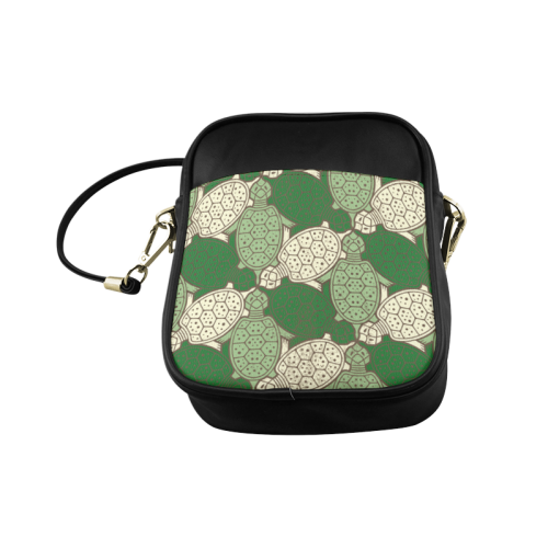 Turtle abstract pattern Sling Bag (Model 1627)