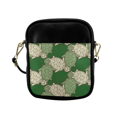 Turtle abstract pattern Sling Bag (Model 1627)