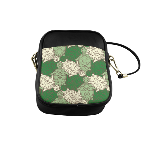 Turtle abstract pattern Sling Bag (Model 1627)