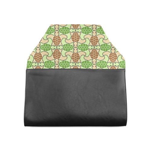 Cute turtle abstract pattern Clutch Bag (Model 1630)