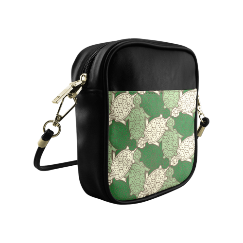 Turtle abstract pattern Sling Bag (Model 1627)