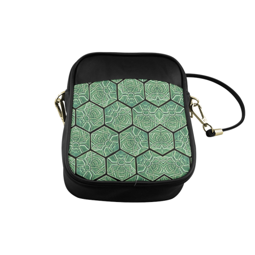 Bees rule abstract pattern Sling Bag (Model 1627)