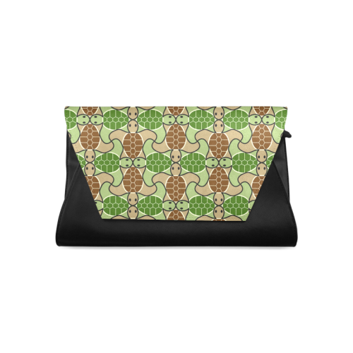 Cute turtle abstract pattern Clutch Bag (Model 1630)