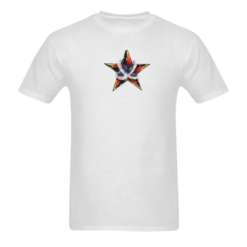 Nautical Star projekt by Sandersk Sunny Men's T- shirt (Model T06)