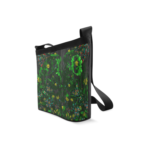 Abstract floral pattern Crossbody Bags (Model 1613)