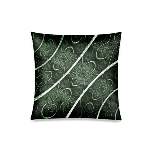 Beautiful curve texture pattern Custom Zippered Pillow Case 20"x20"(Twin Sides)