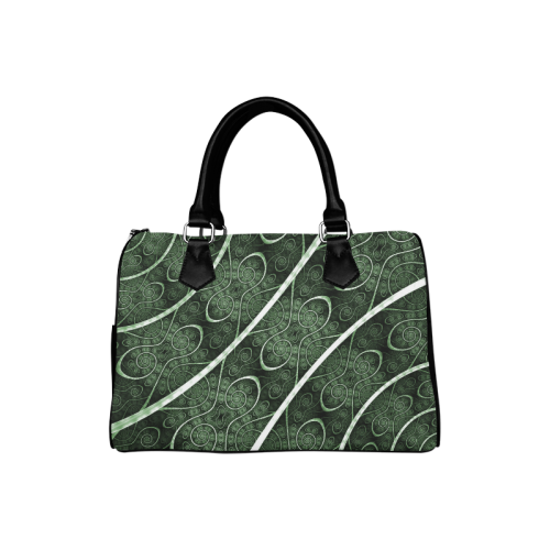 Beautiful curve texture pattern Boston Handbag (Model 1621)