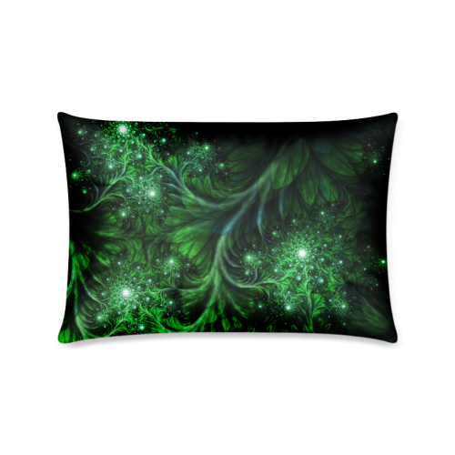 Beautiful plant leaf texture Custom Zippered Pillow Case 16"x24"(Twin Sides)