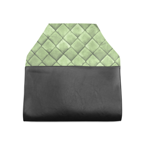 Green texture pattern Clutch Bag (Model 1630)