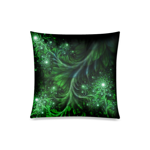 Beautiful plant leaf texture Custom Zippered Pillow Case 20"x20"(Twin Sides)