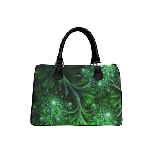 Beautiful plant leaf texture Boston Handbag (Model 1621)