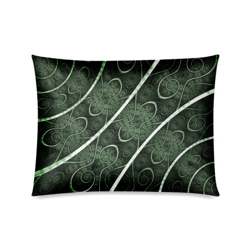 Beautiful curve texture pattern Custom Zippered Pillow Case 20"x26"(Twin Sides)