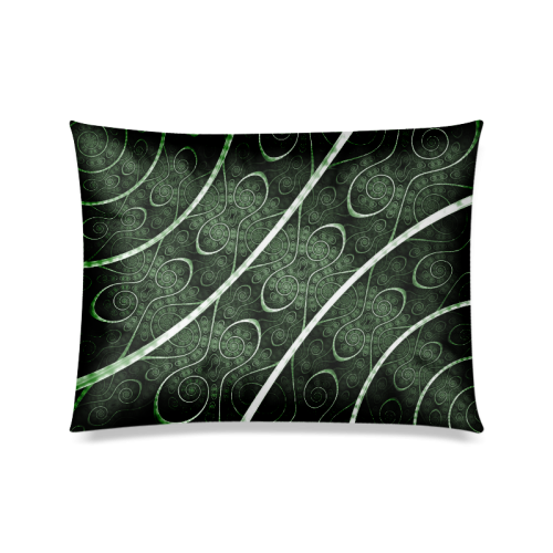 Beautiful curve texture pattern Custom Zippered Pillow Case 20"x26"(Twin Sides)