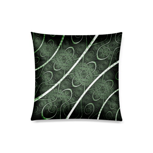 Beautiful curve texture pattern Custom Zippered Pillow Case 20"x20"(Twin Sides)